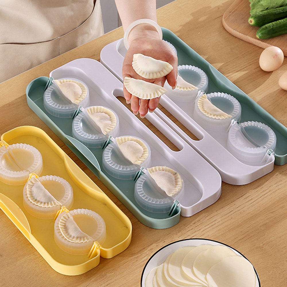 Dumpling Press Set - DIY Dumpling Maker 8-Grid กด Ravioli