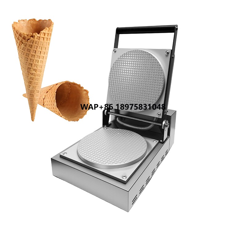 Waffle Cone Maker - เครื่องทำโคนไอศกรีมไฟฟ้าแบบขายส่ง เครื่องทำวาฟเฟิลกรอบขนาดเล็ก