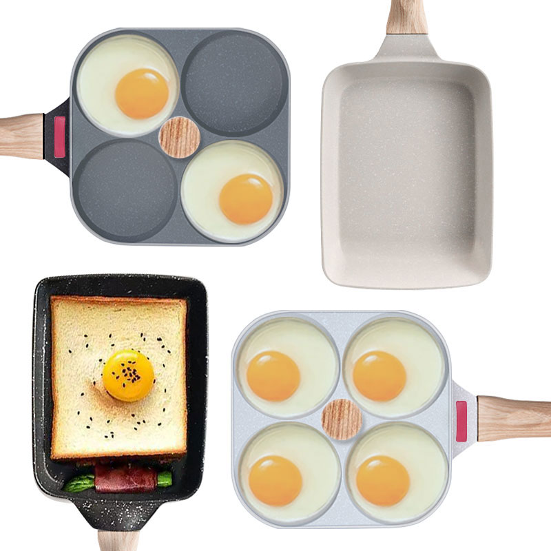 Mini Pancake Griddle - กระทะทำไข่เจียวญี่ปุ่นแบบไม่ติดกระทะ ทามาโกะยากิ กระทะทอดไข่ อเนกประสงค์ สำหรับทำอาหารเช้า กระทะสำหรับไข่