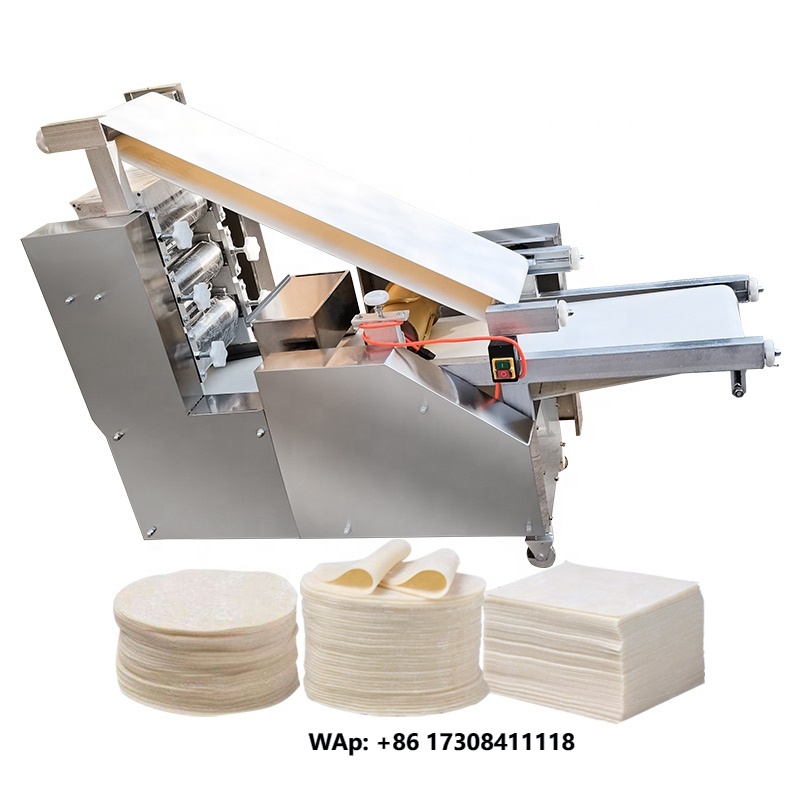 Spring Roll Wrapper - เครื่องทำแป้งเกี๊ยวอัตโนมัติขนาดใหญ่ เครื่องทำแป้งปอเปี๊ยะ เครื่องทำแป้งปาปาด เครื่องทำโรตี ราคา