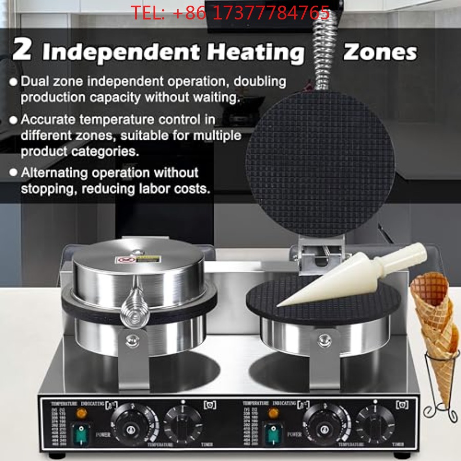 เครื่องทำวาฟเฟิลโคนเชิงพาณิชย์ - Waffle Cone Maker บทวิจารณ์และราคา