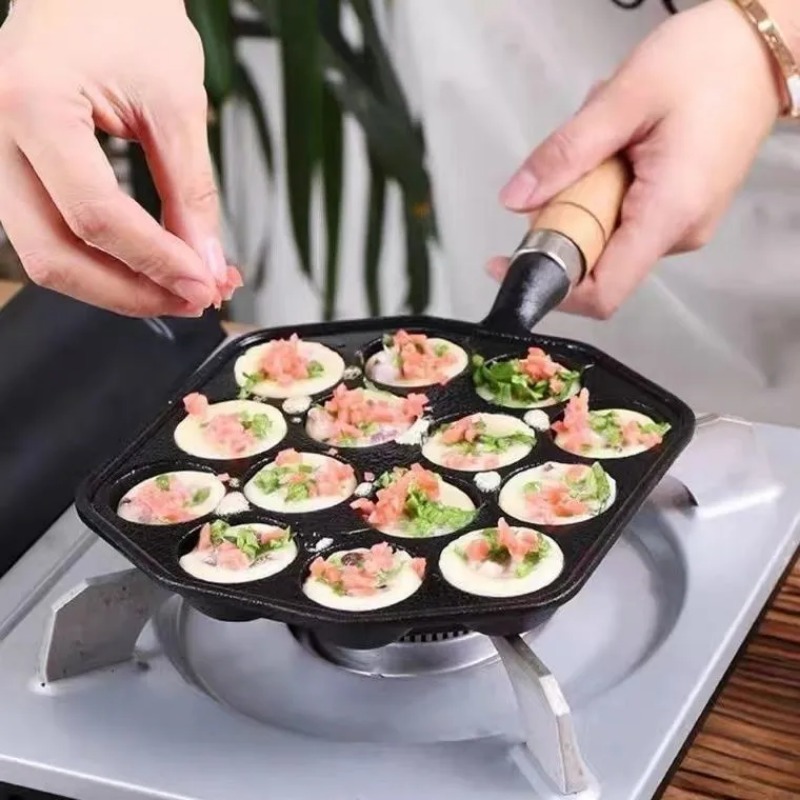 กระทะทาโกะยากิสำหรับอบขนมถาดซิ - Cast Iron Corn บทวิจารณ์และราคา
