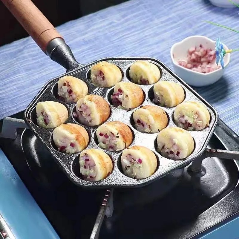 กระทะทาโกะยากิสำหรับอบขนมถาดซิ - Cast Iron Corn บทวิจารณ์และราคา