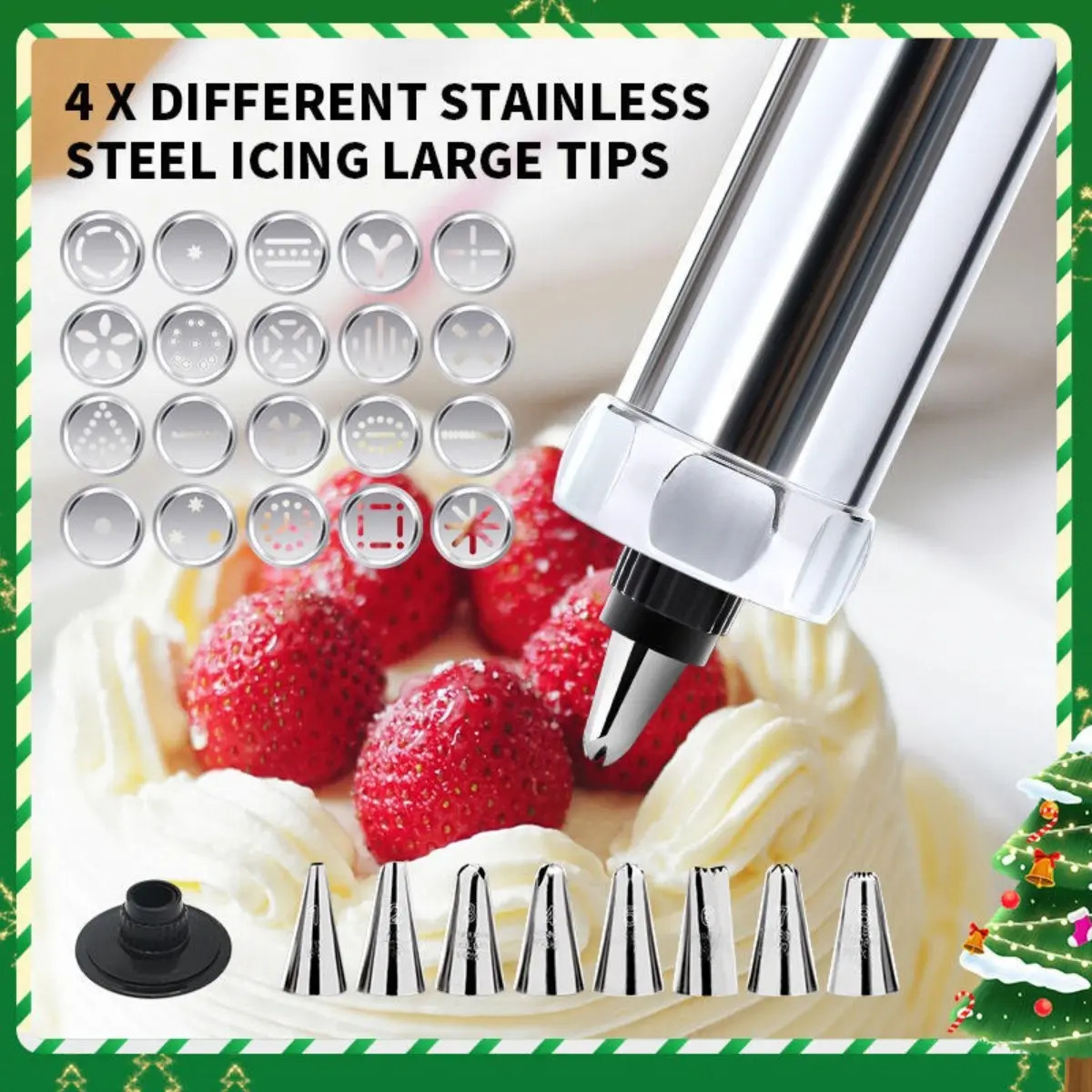 ชุดเครื่องทำคุกกี้สแตนเลสพร้อม - Churros Maker Gun บทวิจารณ์และราคา