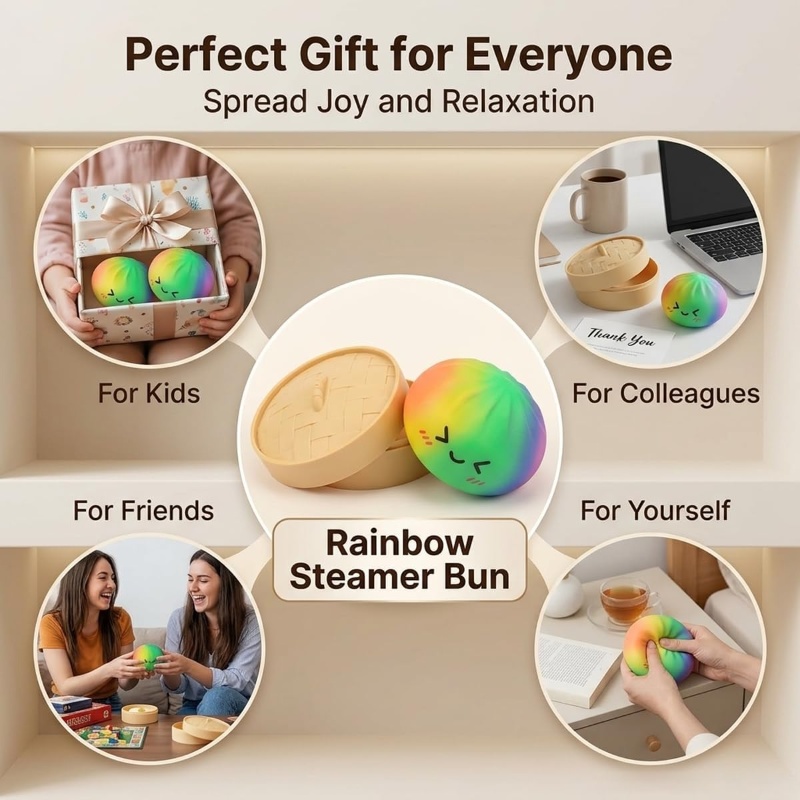 ของเล่นบีบก๊วยไส้ไส้กรอกน่ารัก - Bao Steamer Bamboo บทวิจารณ์และราคา