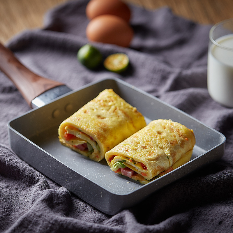กระทะ Tamagoyaki ไข่เจียวสีดํา - Mini Pancake Griddle บทวิจารณ์และราคา