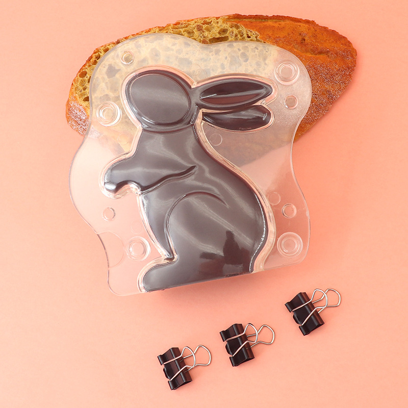 ใหม่ 3D กระต่ายรูปช็อกโกแลต Mo - Bunny Cake Mold บทวิจารณ์และราคา