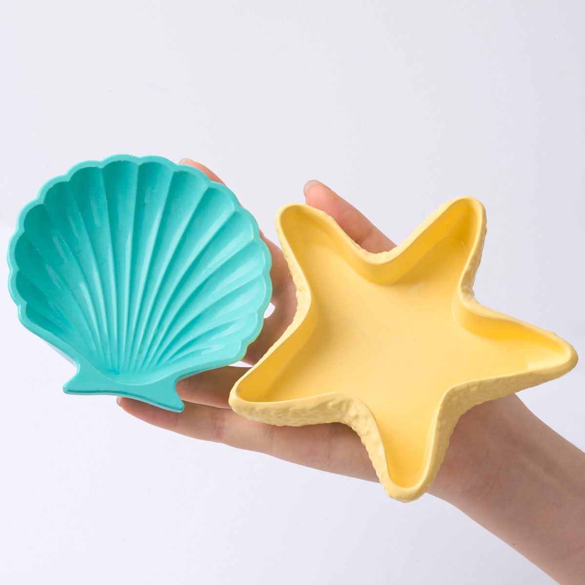 DIY คอนกรีตปลาดาว Starage ถาดแ - Potsticker Mold บทวิจารณ์และราคา