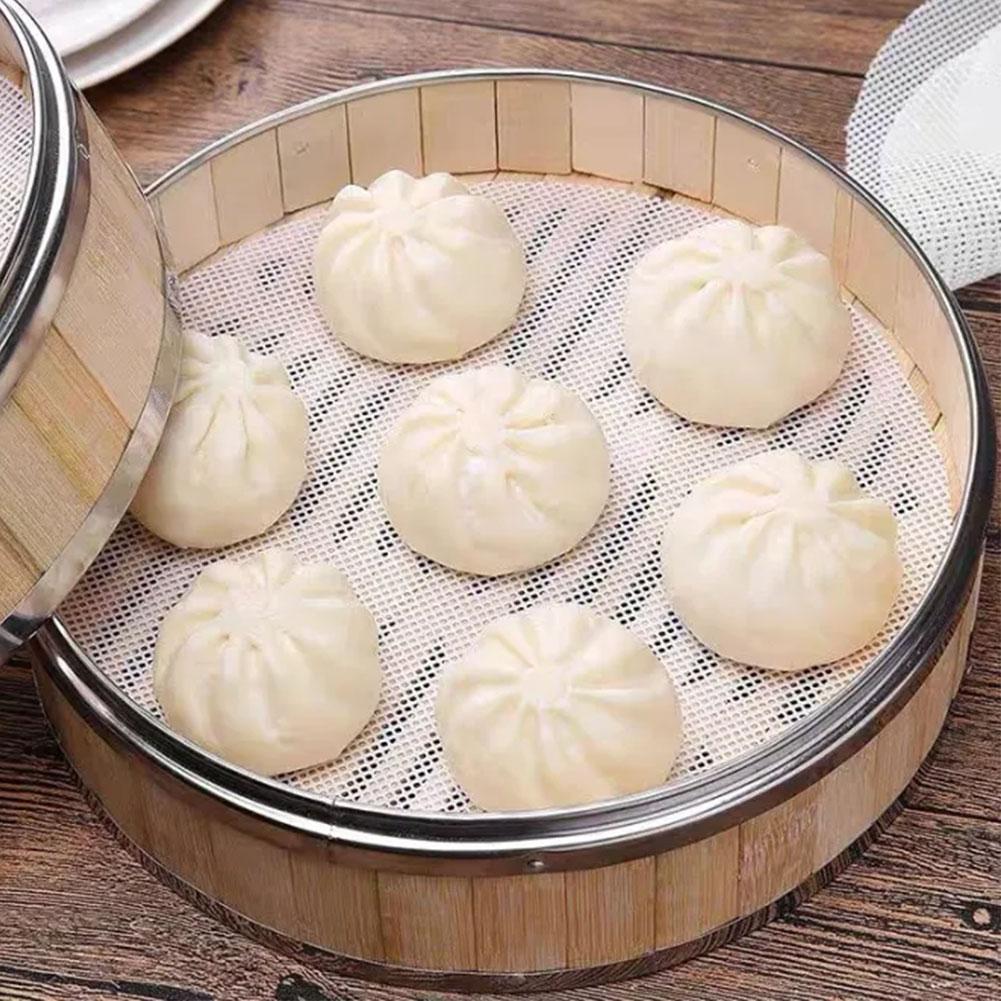 แผ่นรองนึ่งซิลิโคนแบบตาข่าย ใช - Bao Steamer Bamboo บทวิจารณ์และราคา