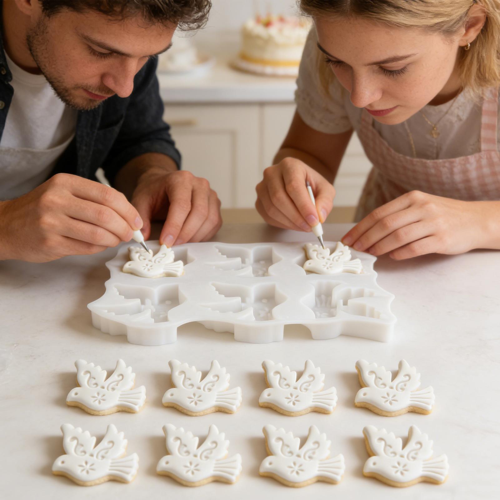 แม่พิมพ์ซิลิโคนรูปนก 6 ช่อง ไม - Potsticker Mold บทวิจารณ์และราคา
