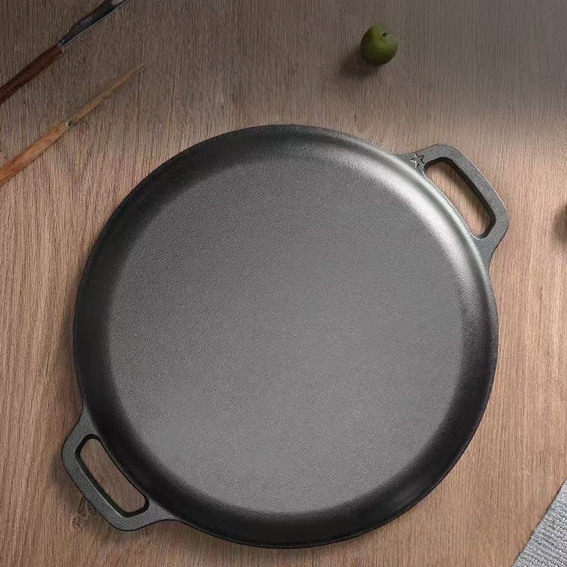 กระทะเหล็กหล่อแบบสองหูยี่ห้อ J - Mini Pancake Griddle บทวิจารณ์และราคา