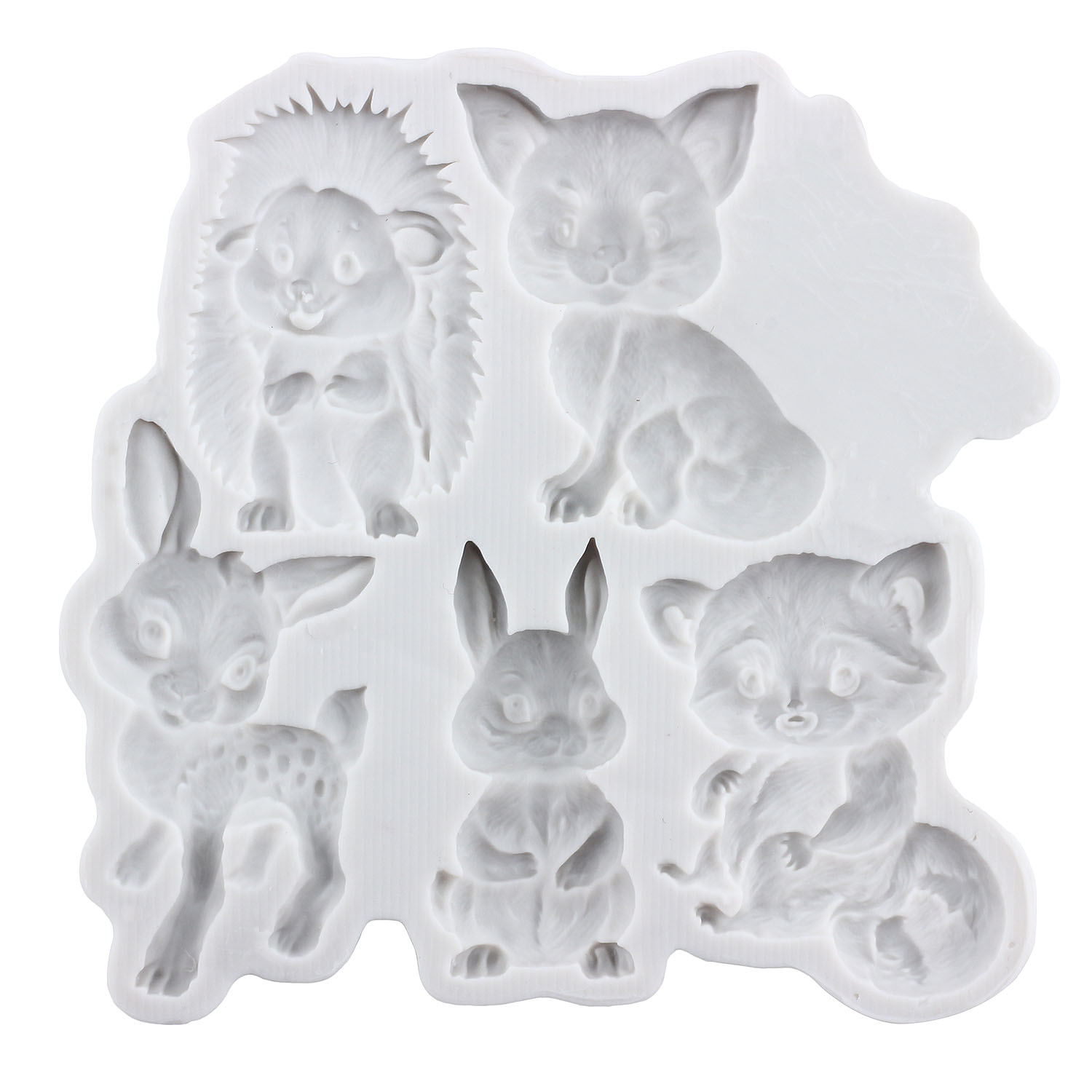 สัตว์แม่พิมพ์ซิลิโคน Fox กวางก - Bunny Cake Mold บทวิจารณ์และราคา