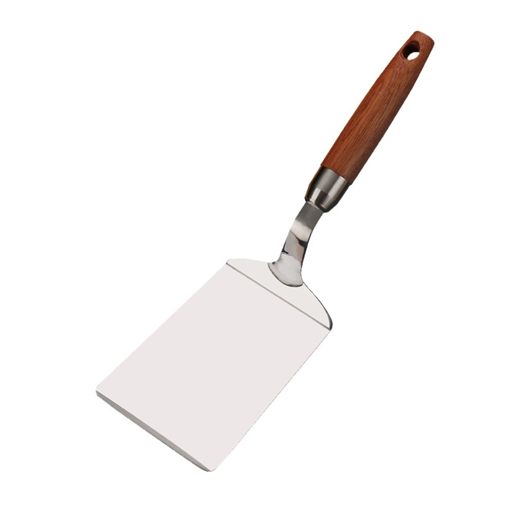 ตะหลิวสแตนเลสพร้อมด้ามไม้ ตะหล - Okonomiyaki Spatula บทวิจารณ์และราคา