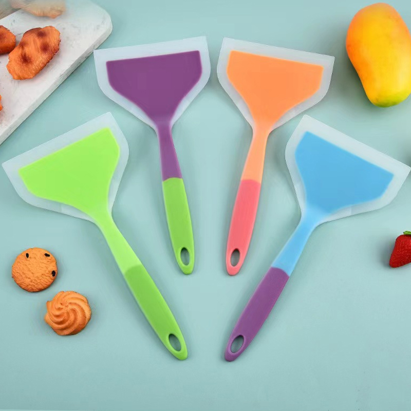 ซิลิโคนแพนเค้กไม้พาย Nonstick  - Okonomiyaki Spatula บทวิจารณ์และราคา