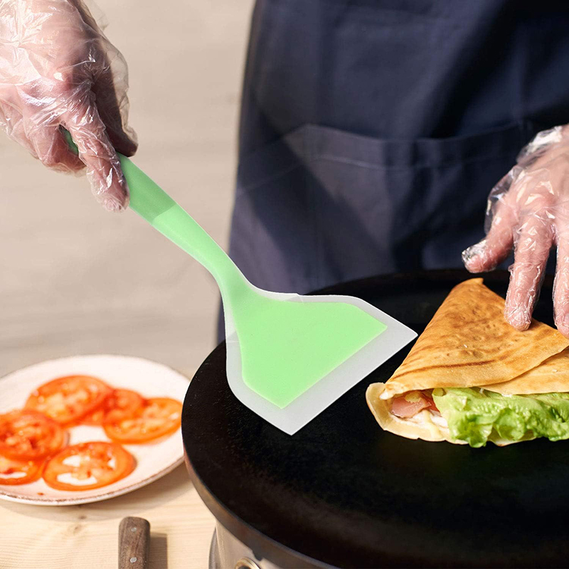 ซิลิโคนแพนเค้กไม้พาย Nonstick  - Okonomiyaki Spatula บทวิจารณ์และราคา