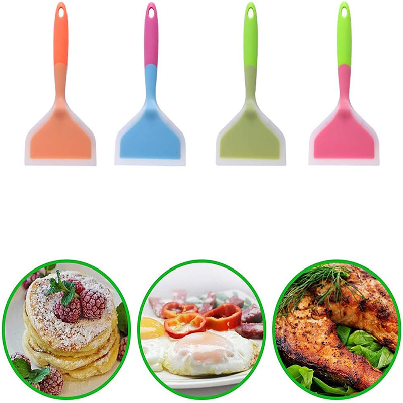 ซิลิโคนแพนเค้กไม้พาย Nonstick  - Okonomiyaki Spatula บทวิจารณ์และราคา