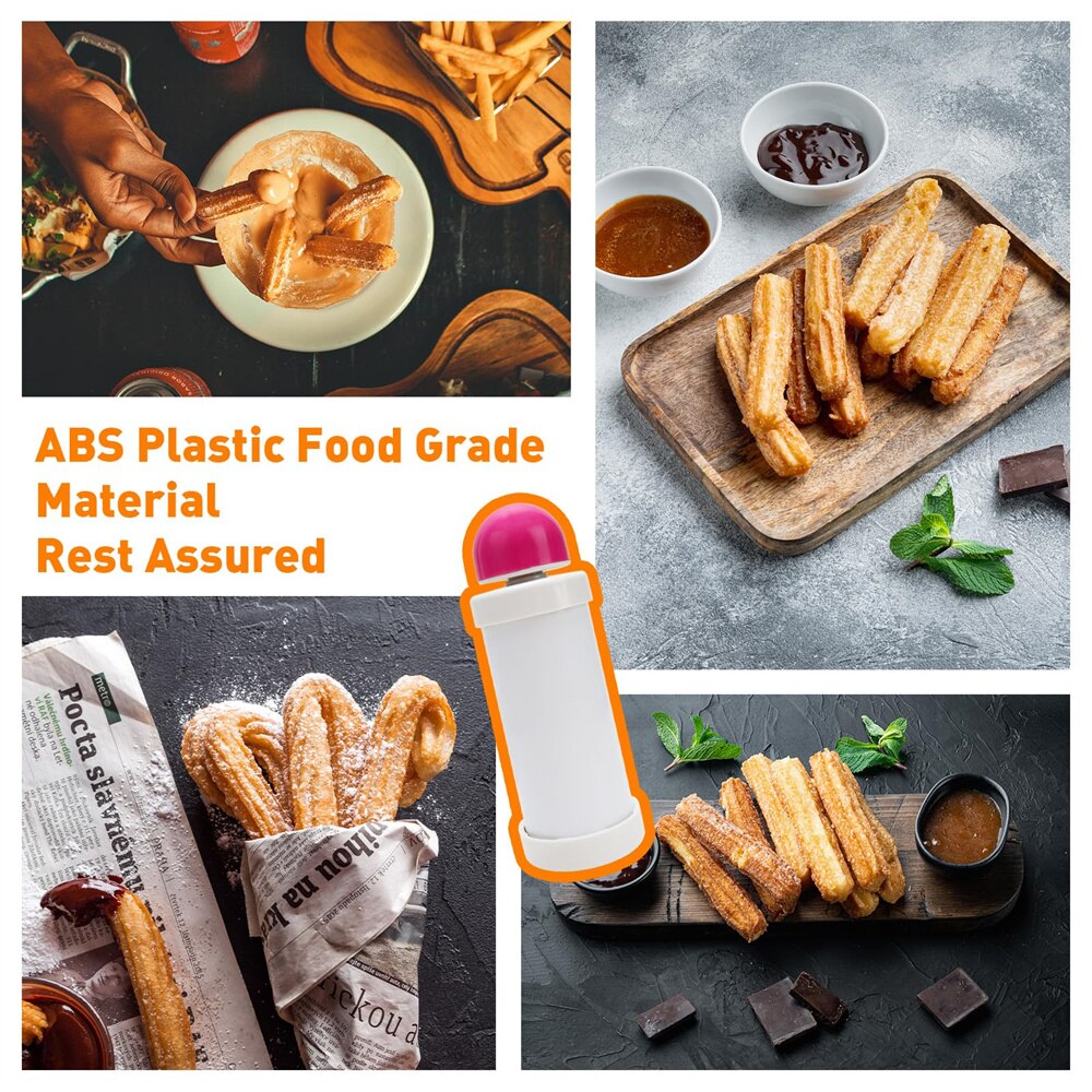 ชุดทำเชอร์โรพลาสติกแบบพกพาเครื - Churros Maker Gun บทวิจารณ์และราคา