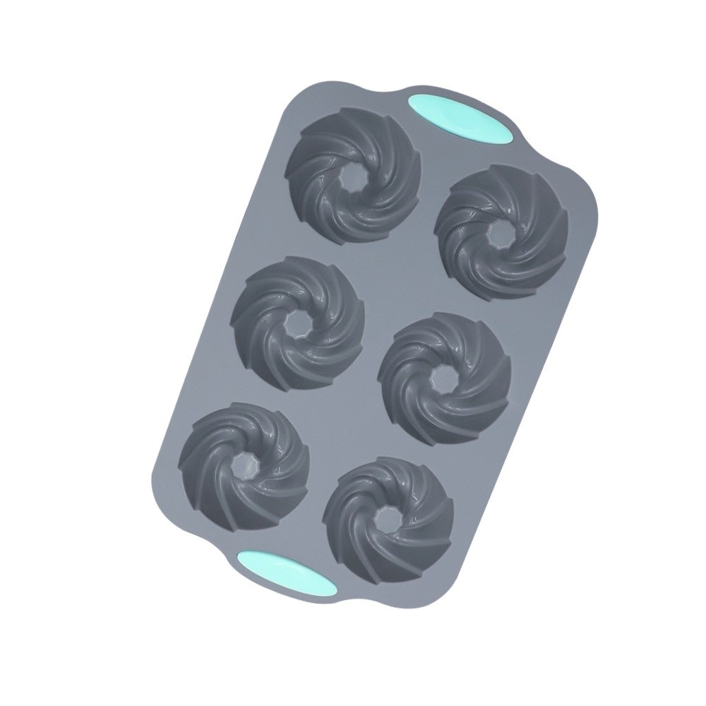 พิมพ์โดนัทซิลิโคนแบบไม่ติด 6 ห - Donut Mold Silicone บทวิจารณ์และราคา