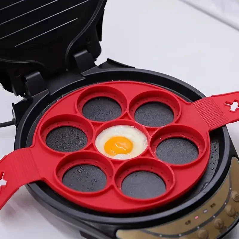 ซิลิโคน 7 หลุมกระทะแบบวงกลมอาห - Egg Waffle Pan บทวิจารณ์และราคา