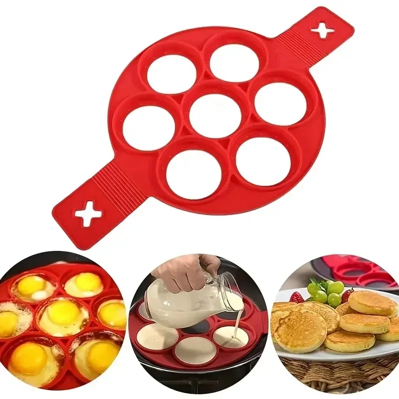 ซิลิโคน 7 หลุมกระทะแบบวงกลมอาห - Egg Waffle Pan บทวิจารณ์และราคา