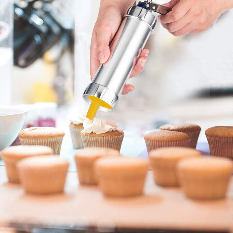 คุกกี้กดปืนและชุดไอซิ่งคริสต์ม - Churros Maker Gun บทวิจารณ์และราคา