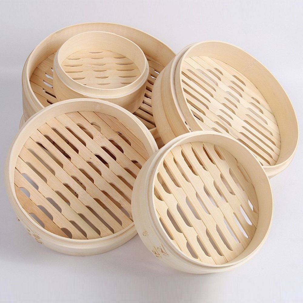 ซึ้งนึ่งอาหารจีนทำจากไม้ไผ่พร้ - Bao Steamer Bamboo บทวิจารณ์และราคา