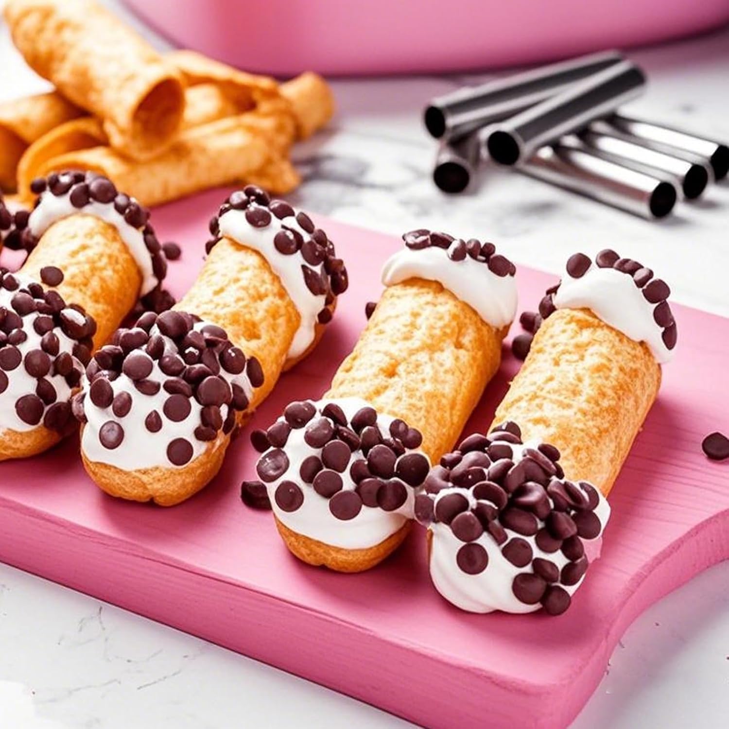 หลอดคานโนลี 10/20 ชิ้น, สแตนเล - Danish Pancake Pan บทวิจารณ์และราคา