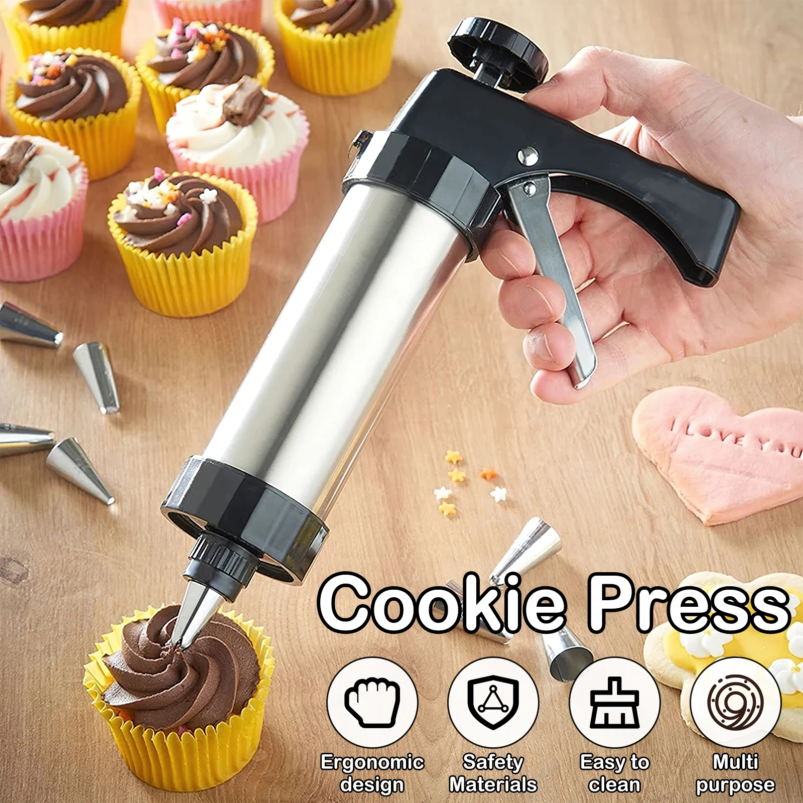 ชุดเครื่องทำคุกกี้คริสต์มาสพร้ - Churros Maker Gun บทวิจารณ์และราคา