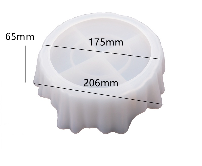 ถาดลูกไม้ถาดผลไม้ DIY ยิปซั่มเ - Potsticker Mold บทวิจารณ์และราคา