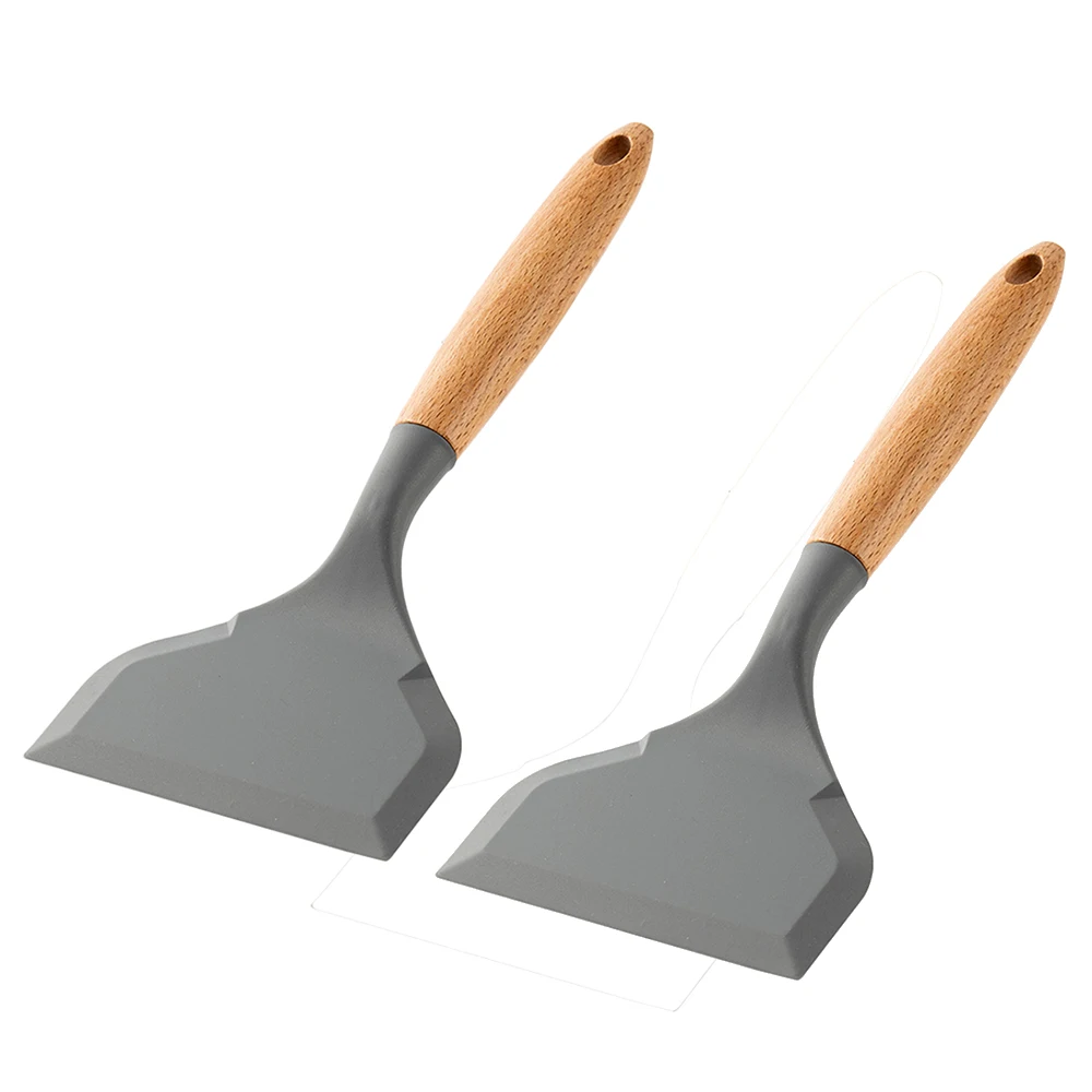 ตะหลิวทามาโกยากิปากกว้างทำจากซ - Okonomiyaki Spatula บทวิจารณ์และราคา