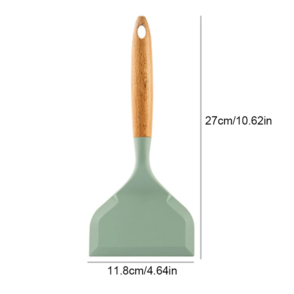 ตะหลิวทามาโกยากิปากกว้างทำจากซ - Okonomiyaki Spatula บทวิจารณ์และราคา